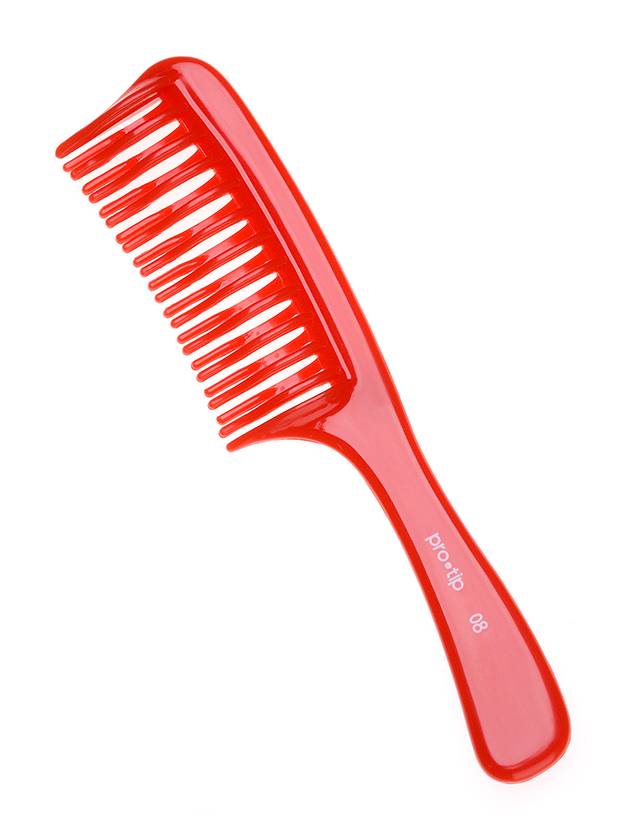 Protip 08 Red Detangle Comb