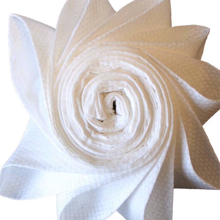 Eco Towel White Embossed Disposable