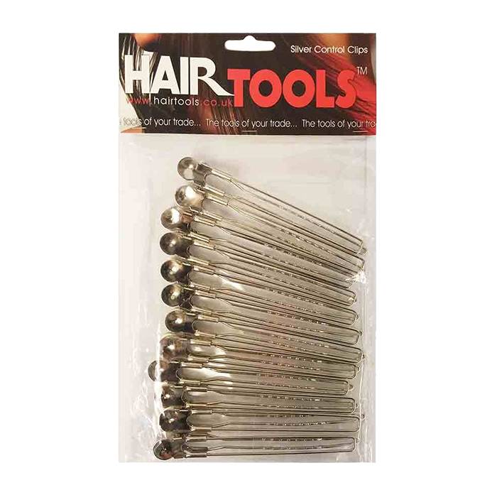 HAIR TOOLS - Control Clips - Silver