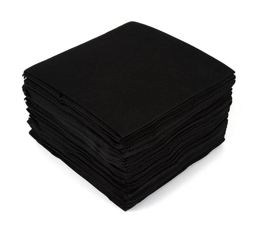 Disposable Towel Black (40x80cm) x 50