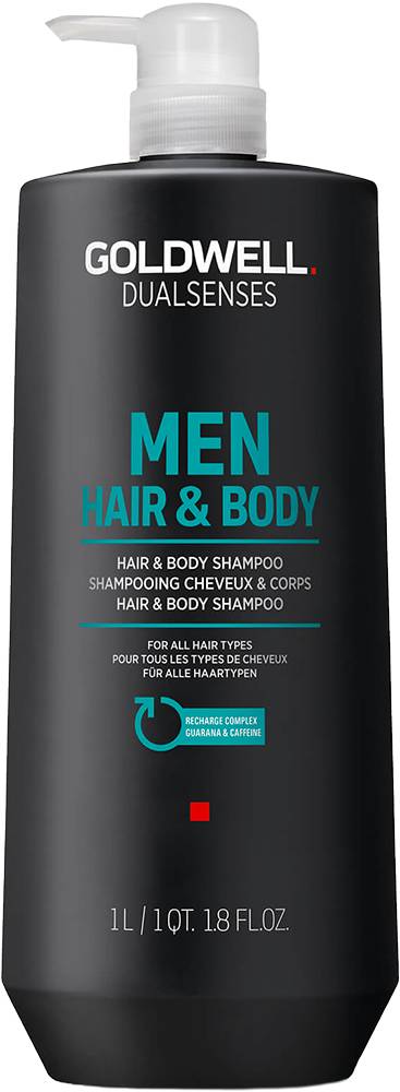 DUALSENSES - Mens - Hair & Body Shampoo - 1000ml