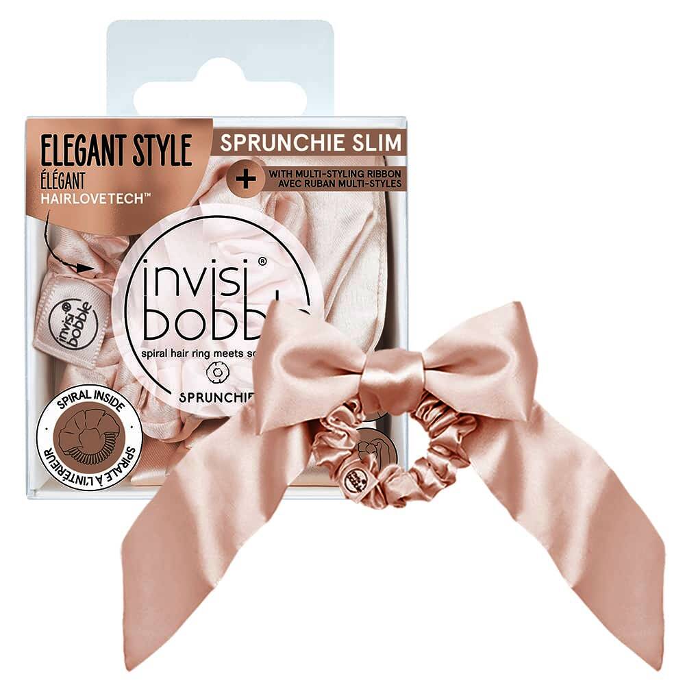 Invisibobble - Sprunchie SLIM w/ Bow - Ballerina Bow